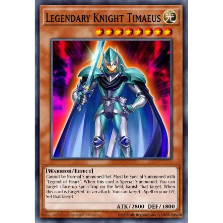 Legendary Knight Timaeus (Secret Rare)