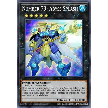 Number 73: Abyss Splash (Super Rare)