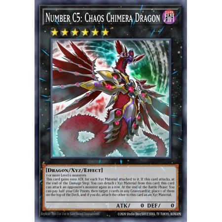 Number C5: Chaos Chimera Dragon (Super Rare)