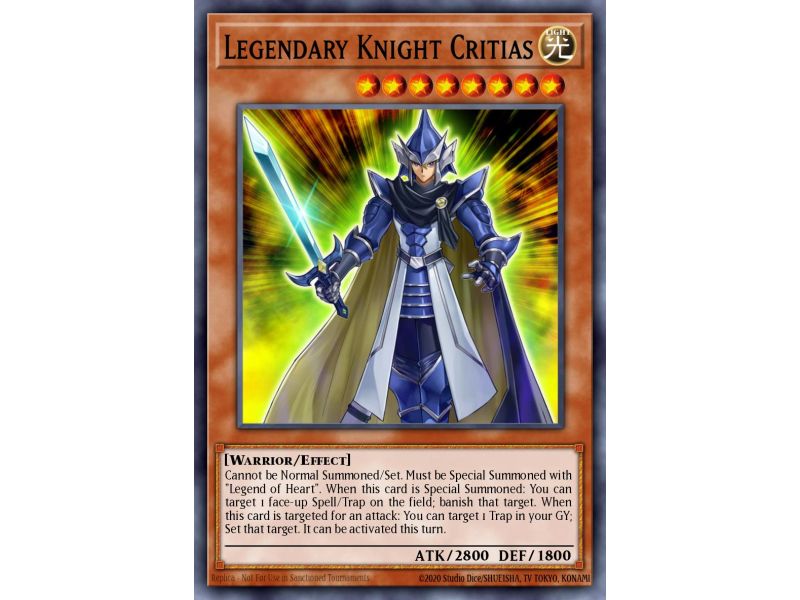 Legendary Knight Critias (Secret Rare)
