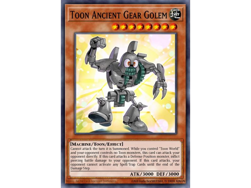 Toon Ancient Gear Golem (Super Rare)