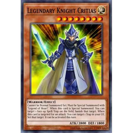 Legendary Knight Critias (Ultra Rare)