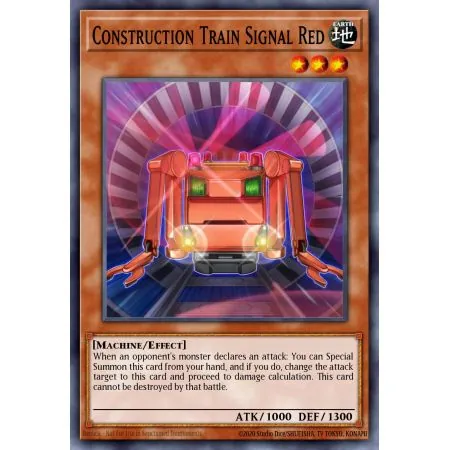 Construction Train Signal Red (Common)