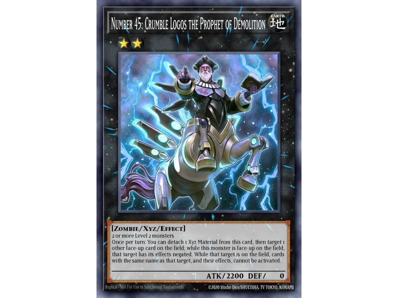 Number 45: Crumble Logos the Prophet of Demolition (Ultra Rare)