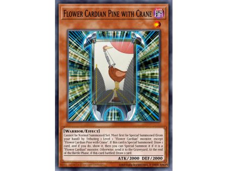 Flower Cardian Pine with Crane (Common)