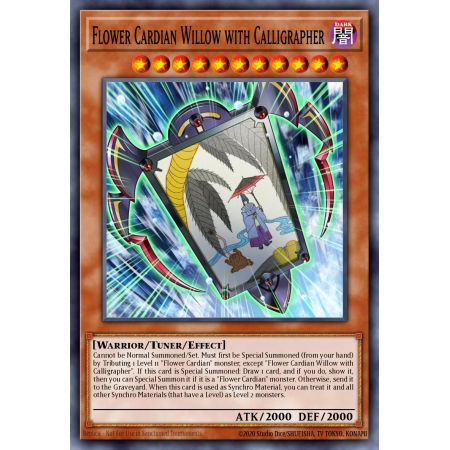 Flower Cardian Willow with Calligrapher (Common)