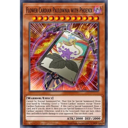 Flower Cardian Paulownia with Phoenix (Common)