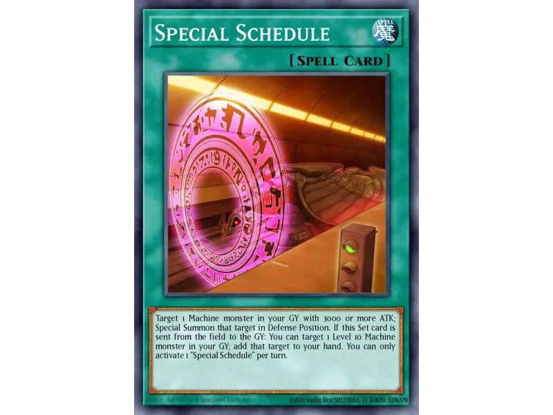 Special Schedule (Common)