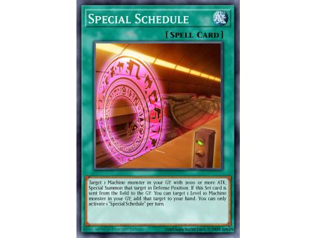 Special Schedule (Common)