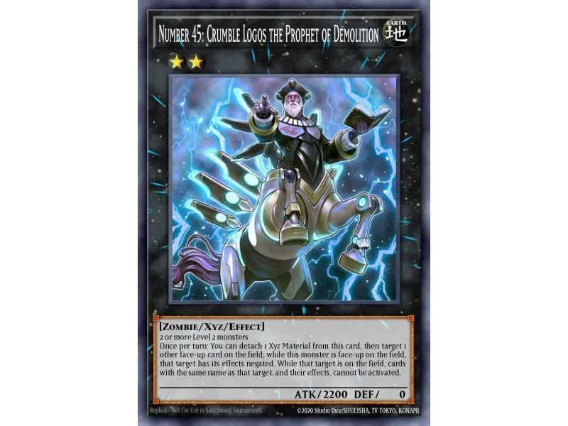 Number 45: Crumble Logos the Prophet of Demolition (Secret Rare)