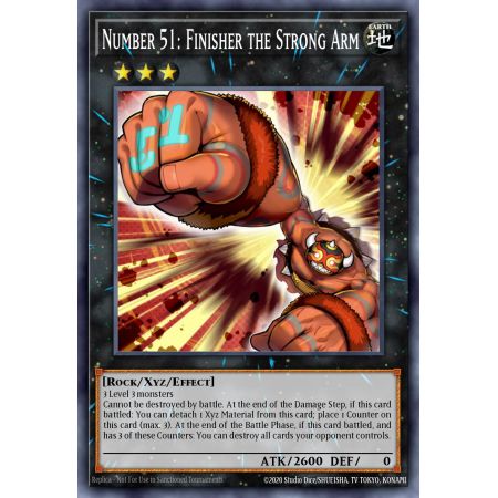 Number 51: Finisher the Strong Arm (Secret Rare)