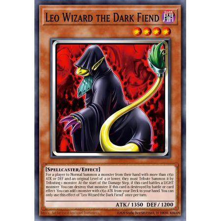 Leo Wizard the Dark Fiend (Common)