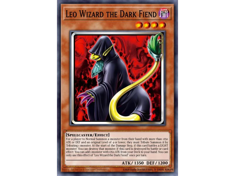 Leo Wizard the Dark Fiend (Common)
