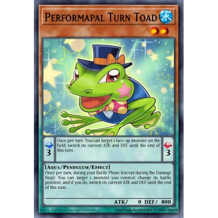 Performapal Turn Toad (Rare)