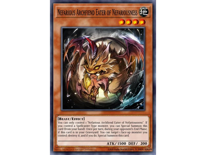 Nefarious Archfiend Eater of Nefariousness (Common)
