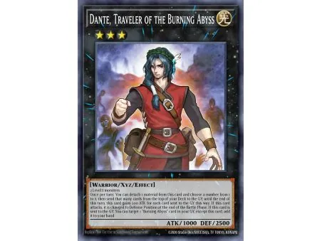 Dante, Traveler of the Burning Abyss (Secret Rare)