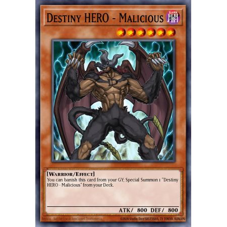 Destiny HERO - Malicious (Ultra Rare)