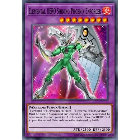 Elemental HERO Shining Phoenix Enforcer (Super Rare)
