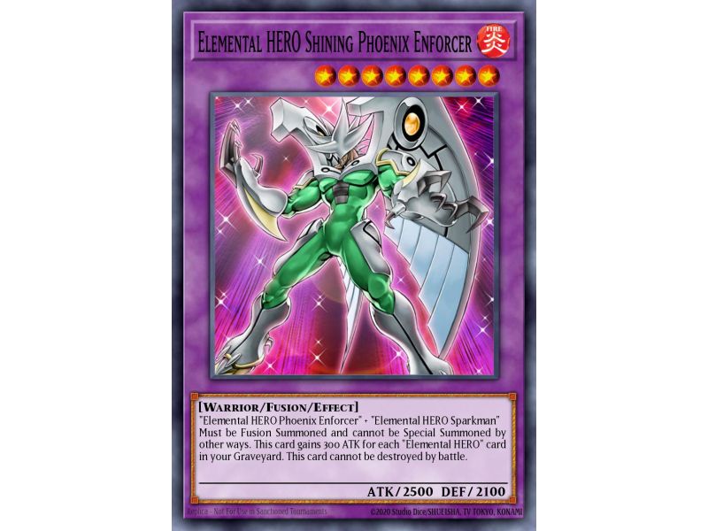 Elemental HERO Shining Phoenix Enforcer (Super Rare)