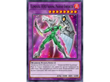 Elemental HERO Shining Phoenix Enforcer (Super Rare)
