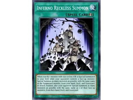 Inferno Reckless Summon (Super Rare)