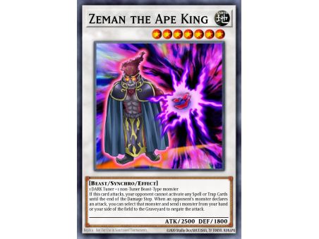 Zeman the Ape King (Super Rare)