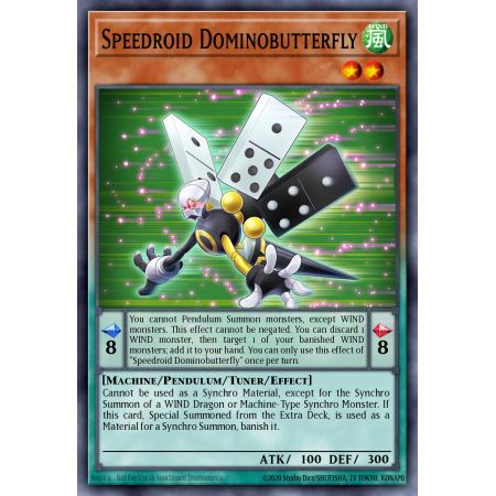 Speedroid Dominobutterfly (Ultra Rare)