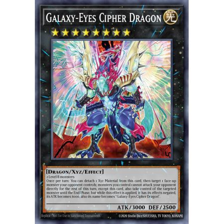 Galaxy-Eyes Cipher Dragon (Super Rare)
