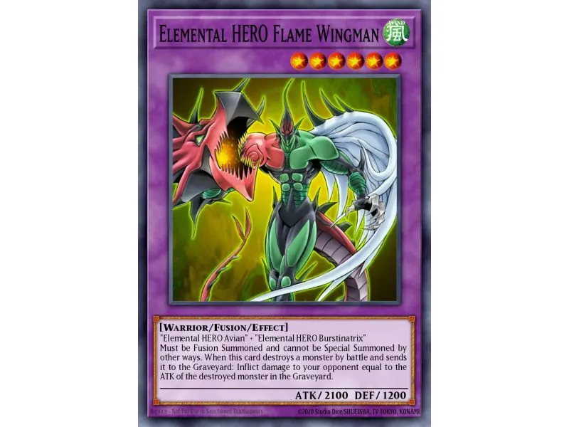 Elemental HERO Flame Wingman (Super Rare)