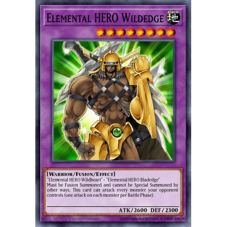 Elemental HERO Wildedge (Rare)
