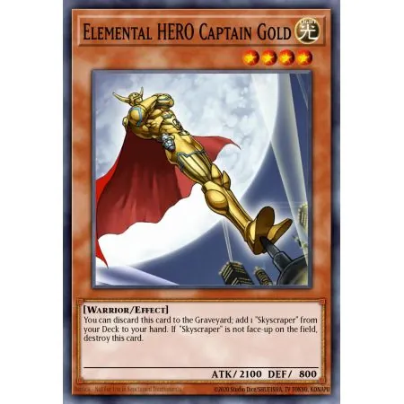 Elemental HERO Captain Gold (Rare)