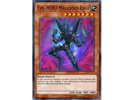 Evil HERO Malicious Edge (Super Rare)