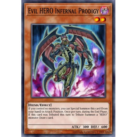 Evil HERO Infernal Prodigy (Super Rare)