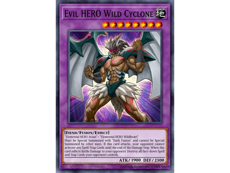 Evil HERO Wild Cyclone (Ultra Rare)