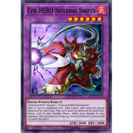 Evil HERO Infernal Sniper (Super Rare)