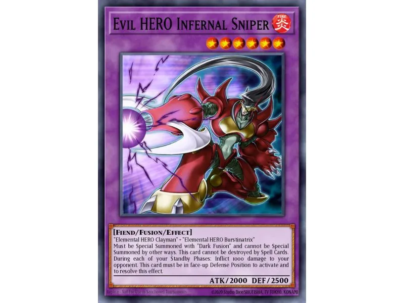 Evil HERO Infernal Sniper (Super Rare)