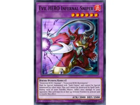 Evil HERO Infernal Sniper (Super Rare)
