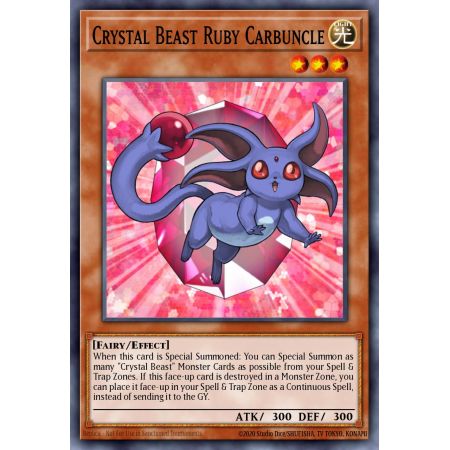 Crystal Beast Ruby Carbuncle (Common)