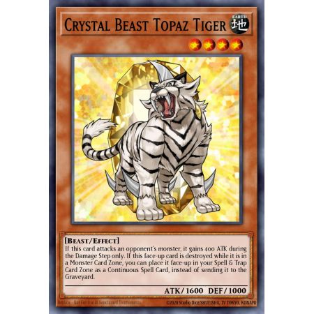 Crystal Beast Topaz Tiger (Rare)