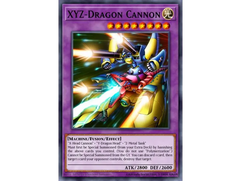 XYZ-Dragon Cannon (Super Rare)