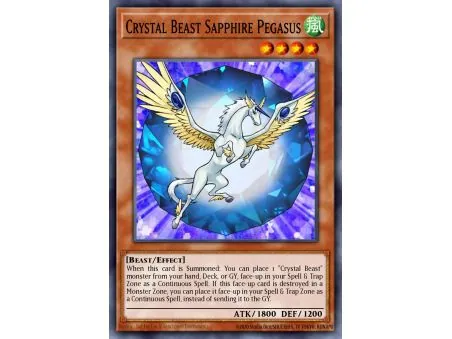 Crystal Beast Sapphire Pegasus (Duel Terminal Normal Parallel Rare)