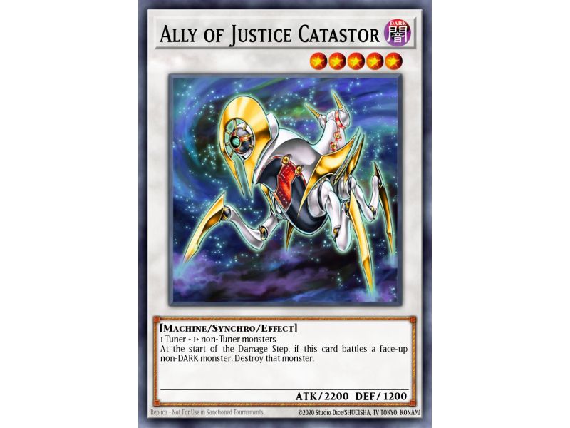 Ally of Justice Catastor (Duel Terminal Rare Parallel Rare)