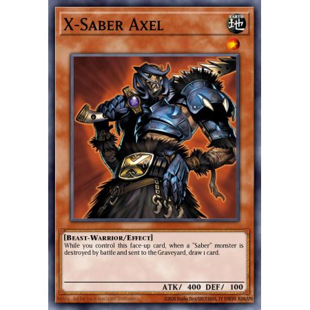 X-Saber Axel (Duel Terminal Normal Parallel Rare)