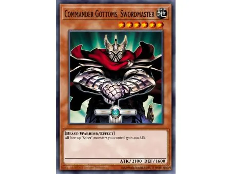 Commander Gottoms, Swordmaster (Duel Terminal Super Parallel Rare)