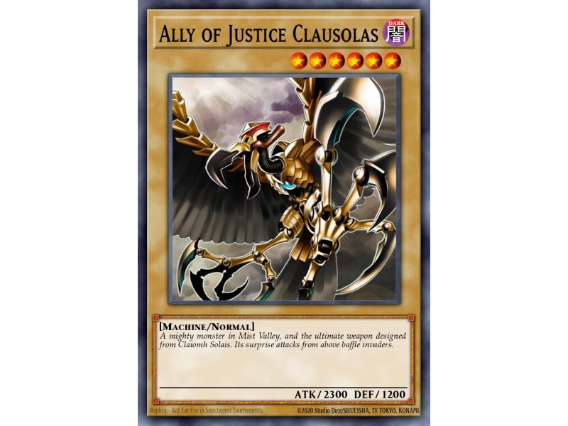 Ally of Justice Clausolas (Duel Terminal Normal Parallel Rare)