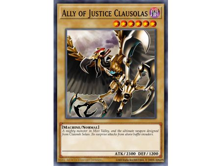 Ally of Justice Clausolas (Duel Terminal Normal Parallel Rare)
