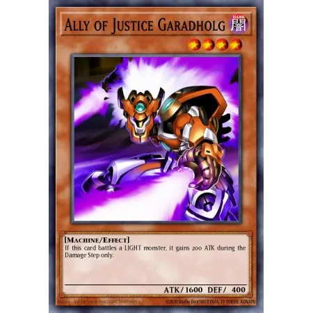 Ally of Justice Garadholg (Duel Terminal Normal Parallel Rare)