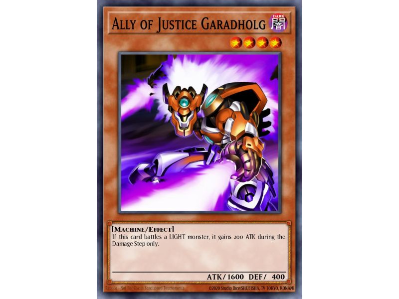 Ally of Justice Garadholg (Duel Terminal Normal Parallel Rare)