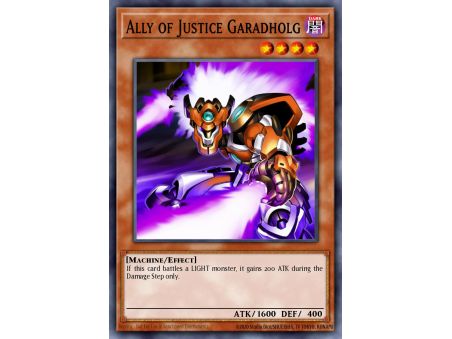 Ally of Justice Garadholg (Duel Terminal Normal Parallel Rare)
