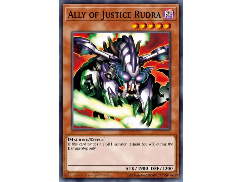 Ally of Justice Rudra (Duel Terminal Normal Parallel Rare)